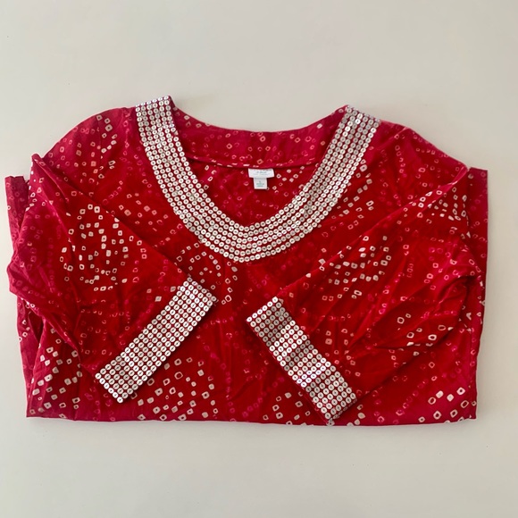 Calypso for Target women’s size L sequin top - Picture 5 of 5